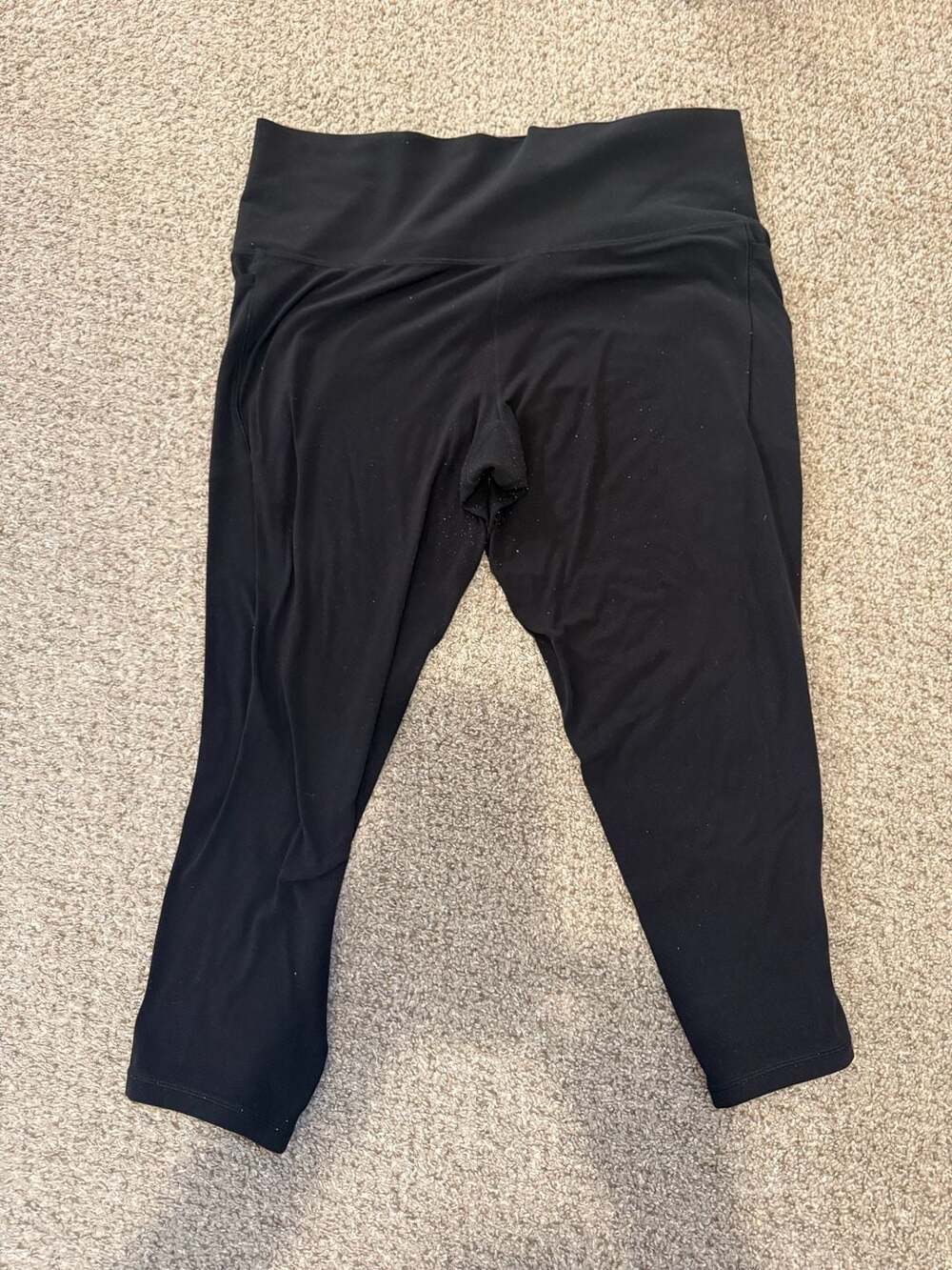 Athleta Salutation Stash 7/8 Tight Leggings Black Size 2X